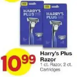 United Supermarkets Harry's Plus Razor offer