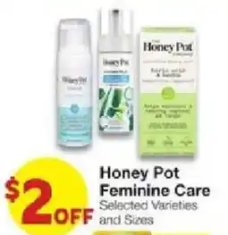 United Supermarkets Honey Pot Feminine Care offer