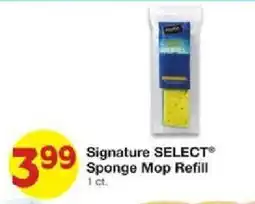 United Supermarkets Signature Select Sponge Mop Refill offer