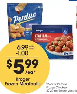 Fry's Kroger frozen meatballs offer