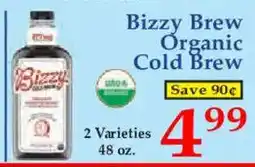 Market Basket Bizzy Brew Organic Cold Brew offer