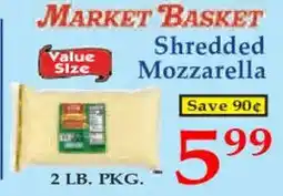 Market Basket Market Basket shredded mozzarella offer