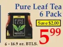 Market Basket Pure Leaf Tea offer