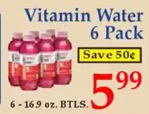 Market Basket Vitamin Water offer