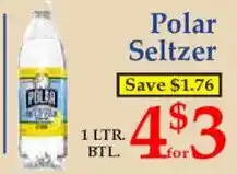 Market Basket Polar Seltzer offer