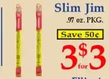 Market Basket Slim Jim offer