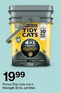 Target Purina Tidy Cats 4-in-1 Strength cat litter offer