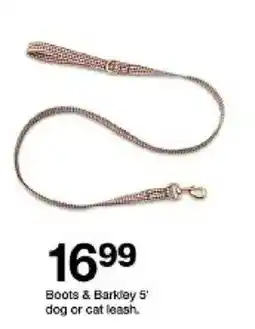 Target Boots & Barkley 5' dog or cat leash offer