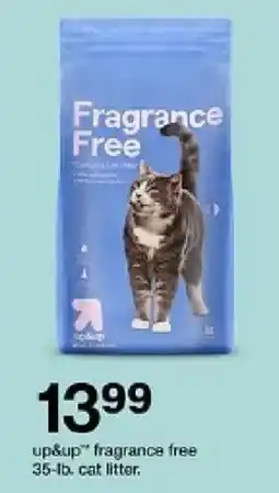 Target up&up fragrance free cat litter offer