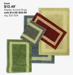 JC Penney Maples Accent Rugs offer