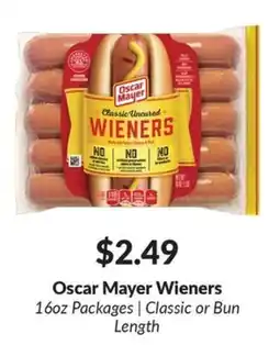 Woodman's Oscar Mayer Wieners offer