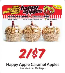 Woodman's Happy Apple Caramel Apples offer