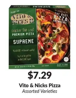 Woodman's Vito & Nicks Pizza Assorted Varieties offer