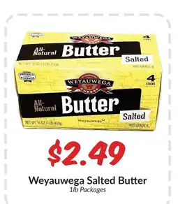 Woodman's Weyauwega salted butter offer