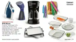 JC Penney Cuisinart Advantage 12-Pc. Cutlery Set, Anchor 10-Pc. Bakeware Set, Cooks 3-Pc. Cookie Sheet Set Or Black + Decker Coffee Mak offer