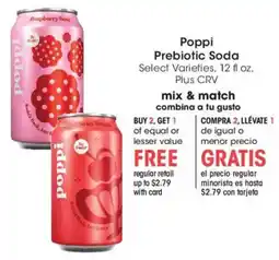 Ralphs Poppi Prebiotic Soda offer