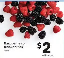 Fry's Raspberries or Blackberries offer
