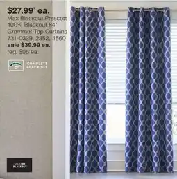 JC Penney Max Blackout Prescott Grommet-Top Curtains offer