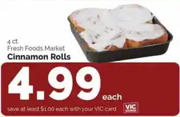 Harris Teeter Fresh Foods Market Cinnamon Rolls offer