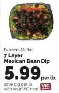 Harris Teeter Farmers Market 7 Layer Mexican Bean Dip offer