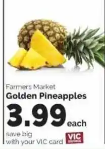 Harris Teeter Farmers Market Golden Pineapples offer