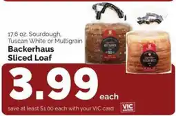 Harris Teeter Backerhaus Sliced Loaf offer