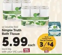 Harris Teeter Simple Truth Bath Tissue offer