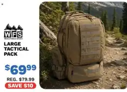 Big 5 Wfs large tactical pack offer