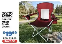 Big 5 North Pak deluxe mesh quad chair offer