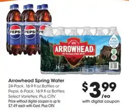 Ralphs Arrowhead Spring Water offer