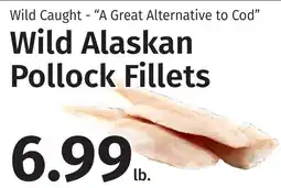 Caraluzzi's Wild Alaskan Pollock Fillets offer