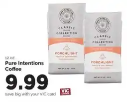 Harris Teeter Pure Intentions Coffee offer