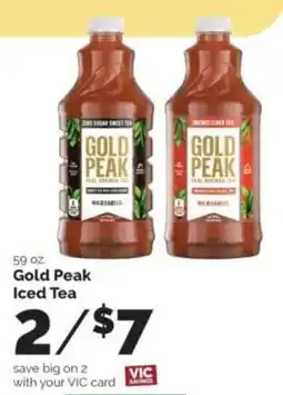 Harris Teeter Gold Peak Iced Tea offer