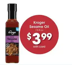 Fry's Kroger sesame oil offer
