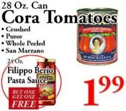 Chanatry's Hometown Market Filippo Berio Pasta Sauce offer