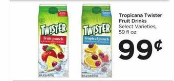 Foods Co Tropicana Twister Fruit Drinks offer