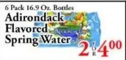 Chanatry's Hometown Market Adirondack flavored spring water offer