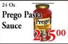 Chanatry's Hometown Market Prego pasta sauce offer