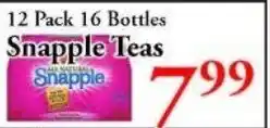 Chanatry's Hometown Market Snapple Teas offer