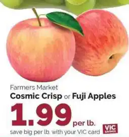 Harris Teeter Farmers Market Cosmic Crisp or Fuji Apples offer