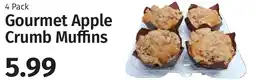 Caraluzzi's Gourmet Apple Crumb Muffins offer