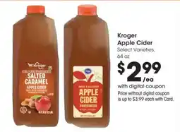 Fry's Kroger apple cider offer