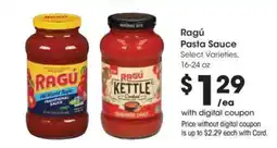 Fry's Ragú pasta sauce offer