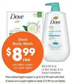 Ralphs Dove Body Wash offer