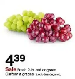 Target California grapes offer