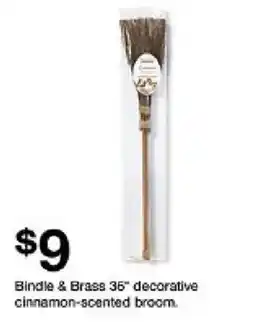 Target Bindle & Brass decorative broom offer