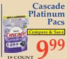 Market Basket Cascade Platinum Pacs offer