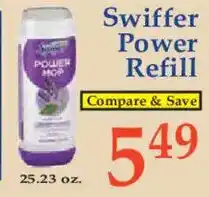 Market Basket Swiffer Power Refill offer