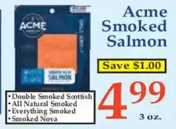 Market Basket Acme Smoked Salmon offer