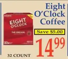 Market Basket Eight O'Clock Coffee offer